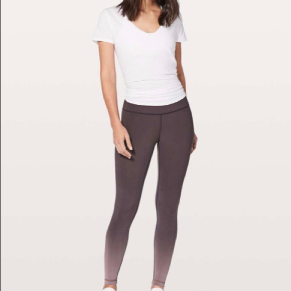 Lululemon Wunder Under Hi-Rise, Ombre Boysenberry - Picture 4 of 8